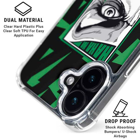 DC Comics The Joker Teardrop Card iPhone 17 Clear Case