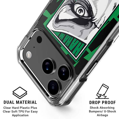 DC Comics The Joker Teardrop Card iPhone 18 Pro Clear Case