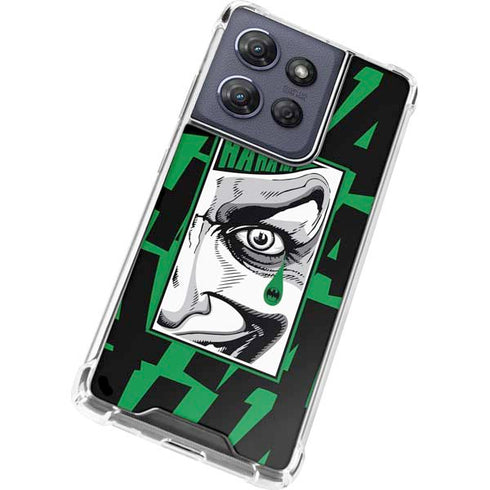 DC Comics The Joker Teardrop Card Moto G Power 5G (2025) Clear Case
