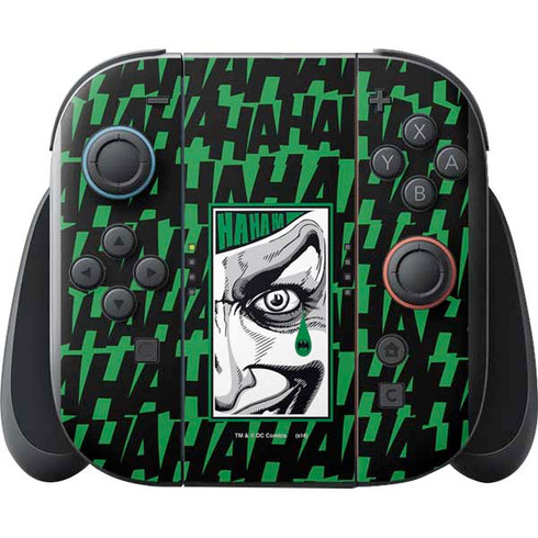 DC Comics The Joker Teardrop Card Nintendo Switch 2 (2025) with Joy-Con Skin