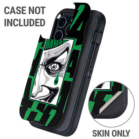 DC Comics The Joker Teardrop Card Otterbox Defender iPhone Skin