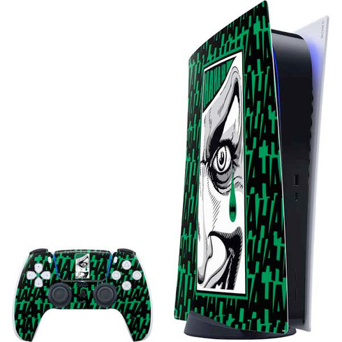 DC Comics The Joker Teardrop Card PlayStation PS5 Skins