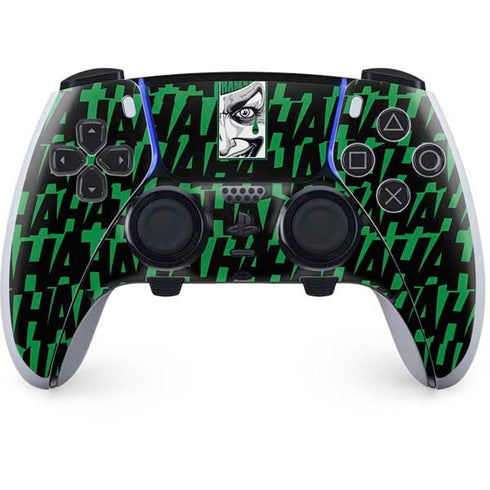 DC Comics The Joker Teardrop Card PS5 DualSense Edge Pro Controller Skin