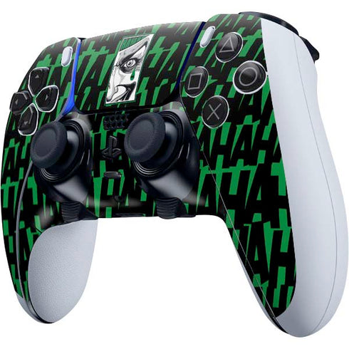 DC Comics The Joker Teardrop Card PS5 DualSense Edge Pro Controller Skin