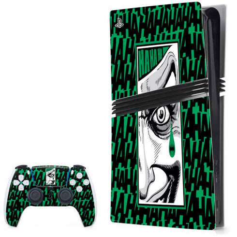DC Comics The Joker Teardrop Card PlayStation PS5 Skins