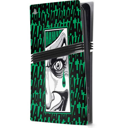 DC Comics The Joker Teardrop Card PS5 Pro Console Skin