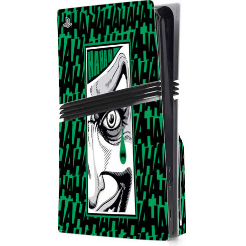 DC Comics The Joker Teardrop Card PS5 Pro Disk Console Skin