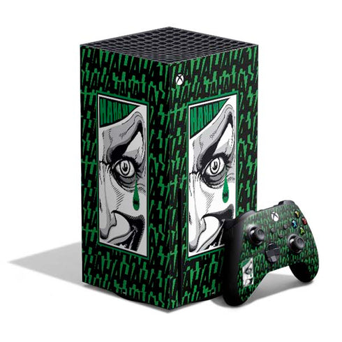 DC Comics The Joker Teardrop Card Xbox Series X Bundle Skin