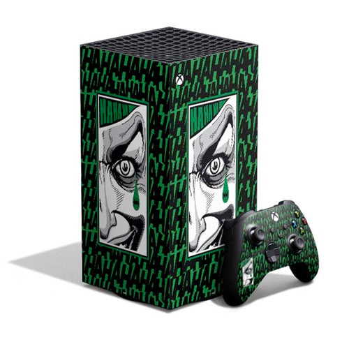 DC Comics The Joker Teardrop Card XBox Series X Digital Edition Bundle Skin