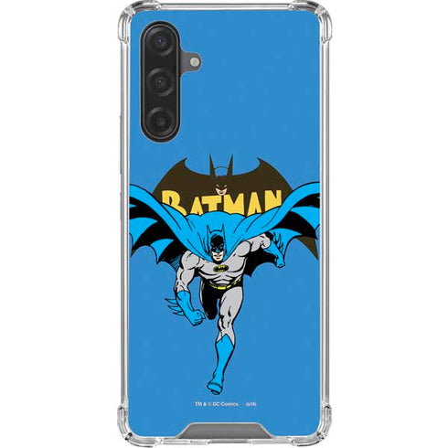 DC Comics Batman Vintage Action Pose Galaxy A17 Clear Case