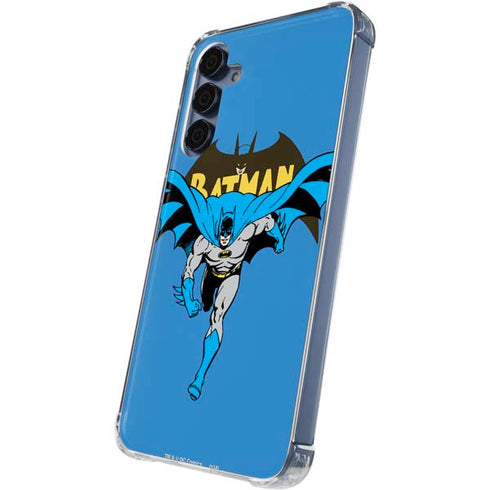DC Comics Batman Vintage Action Pose Galaxy A55 5G Clear Case