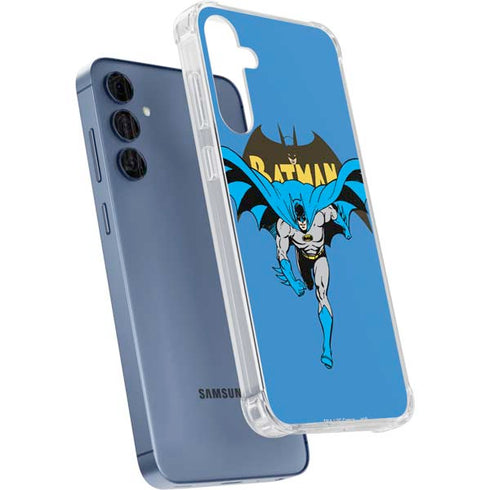 DC Comics Batman Vintage Action Pose Galaxy A55 5G Clear Case