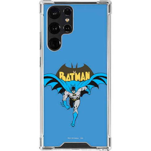 DC Comics Batman Vintage Action Pose Galaxy S23 Ultra Clear Case