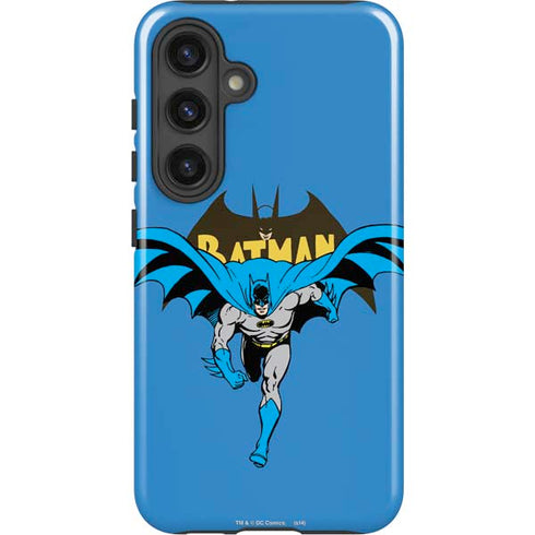 DC Comics Batman Vintage Action Pose Galaxy S25 Impact Case