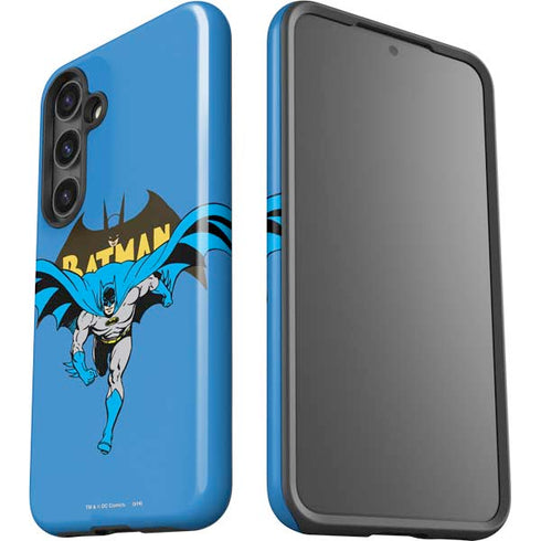 DC Comics Batman Vintage Action Pose Galaxy S25 Impact Case