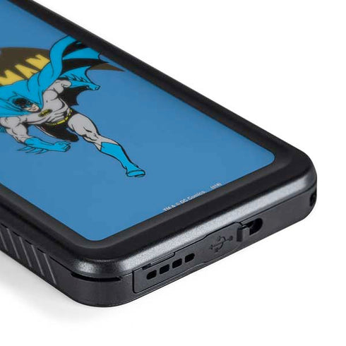 DC Comics Batman Vintage Action Pose Galaxy S24 Plus Waterproof Case