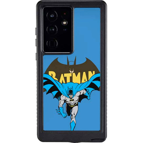 DC Comics Batman Vintage Action Pose Galaxy S24 Ultra Waterproof Case