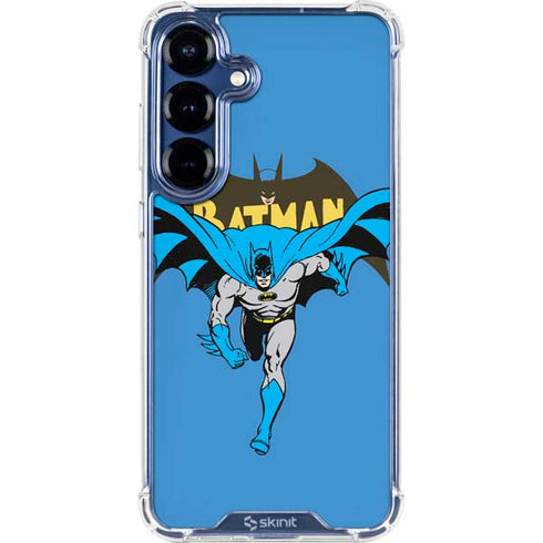 DC Comics Batman Vintage Action Pose Galaxy S25 Plus Clear Case