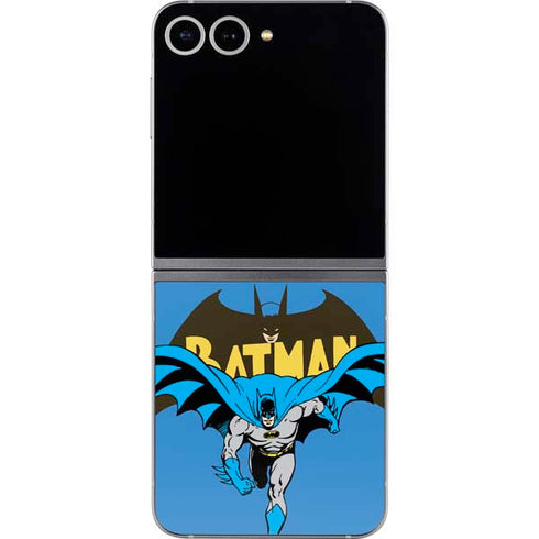DC Comics Batman Vintage Action Pose Galaxy Z Flip6 Skin
