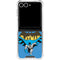 DC Comics Batman Vintage Action Pose Galaxy Z Flip7 Clear Case