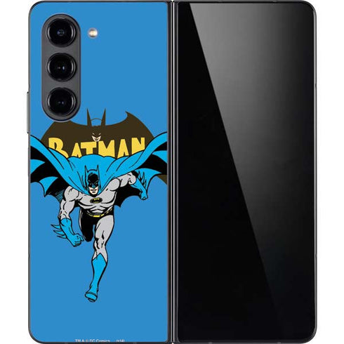 DC Comics Batman Vintage Action Pose Galaxy Z Fold5 5G Skin