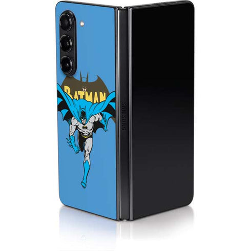 DC Comics Batman Vintage Action Pose Galaxy Z Fold5 5G Skin