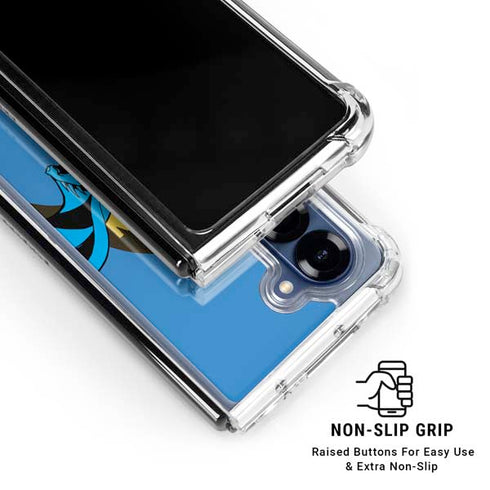 DC Comics Batman Vintage Action Pose Galaxy Z Fold6 Clear Case