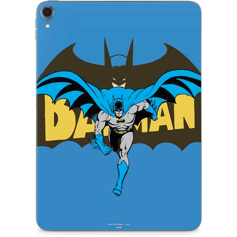 DC Comics Batman Vintage Action Pose Apple iPad Pro Skin