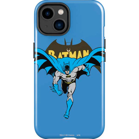 DC Comics Batman Vintage Action Pose iPhone 15 Impact Case