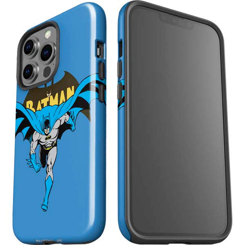 DC Comics Batman Vintage Action Pose iPhone 15 Pro Impact Case