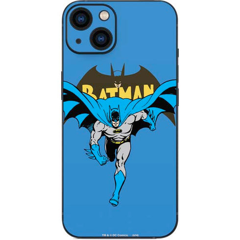 DC Comics Batman Vintage Action Pose iPhone 15 Skin