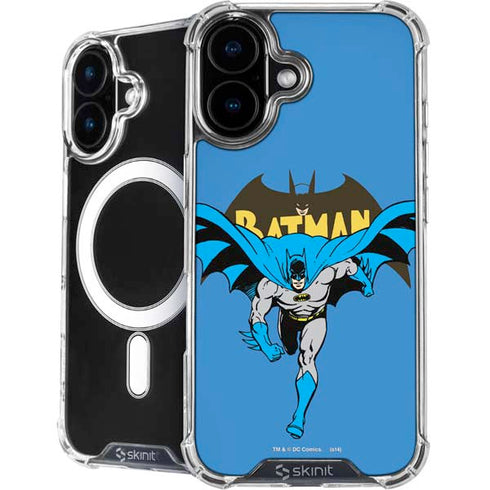 DC Comics Batman Vintage Action Pose iPhone 16 MagSafe Case
