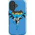 DC Comics Batman Vintage Action Pose iPhone 16 Plus Impact Case