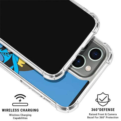 DC Comics Batman Vintage Action Pose iPhone 16 Pro Clear Case