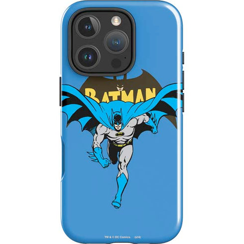 DC Comics Batman Vintage Action Pose iPhone 16 Pro Impact Case