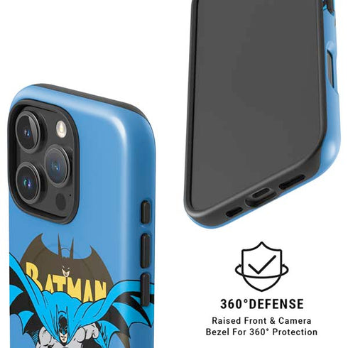 DC Comics Batman Vintage Action Pose iPhone 16 Pro Magsafe Impact Case