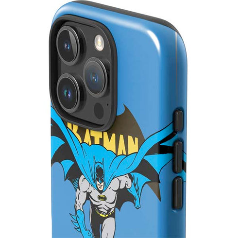 DC Comics Batman Vintage Action Pose iPhone 16 Pro Max Impact Case