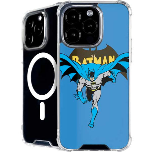DC Comics Batman Vintage Action Pose iPhone 16 Pro Max MagSafe Case