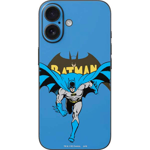 DC Comics Batman Vintage Action Pose iPhone 16 Skin