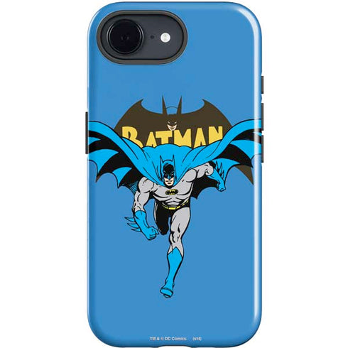 DC Comics Batman Vintage Action Pose iPhone 16e Impact Case