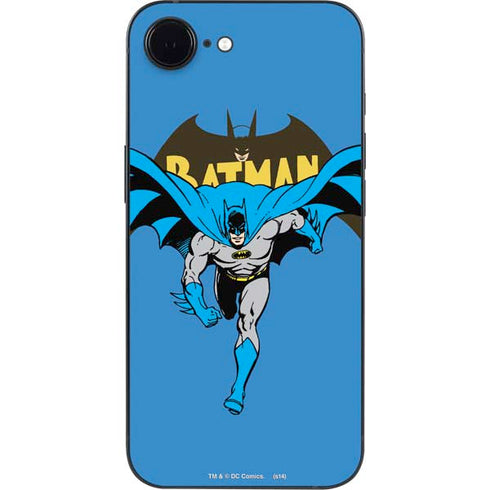 DC Comics Batman Vintage Action Pose iPhone 16e Skin