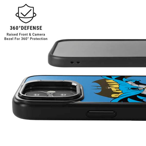 DC Comics Batman Vintage Action Pose iPhone 17 Kickstand Case