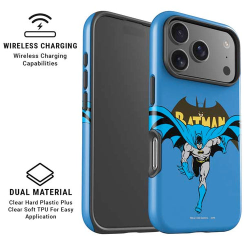 DC Comics Batman Vintage Action Pose iPhone 17 Pro Magsafe Impact Case