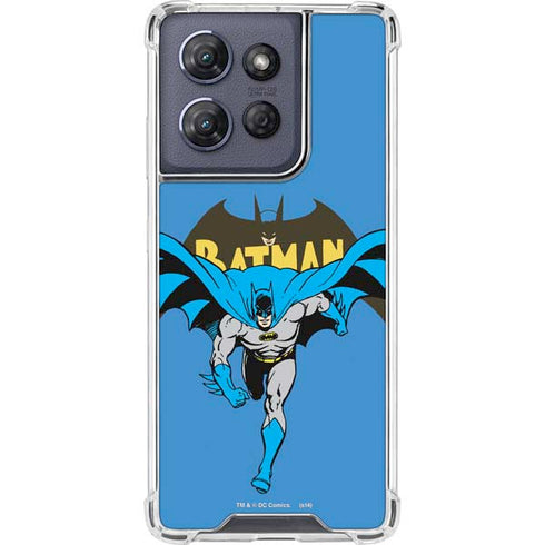 DC Comics Batman Vintage Action Pose Moto G Play 5G (2025) Clear Case
