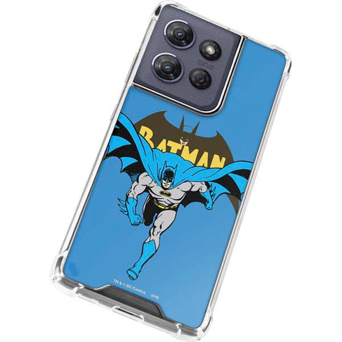 DC Comics Batman Vintage Action Pose Moto G Play 5G (2025) Clear Case