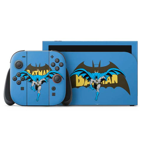 DC Comics Batman Vintage Action Pose Nintendo Skins