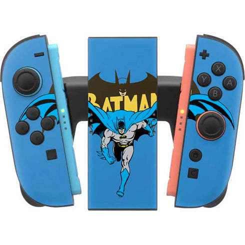 DC Comics Batman Vintage Action Pose Nintendo Switch 2 (2025) Joy-Con Controller Skin