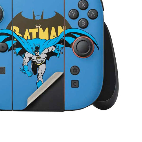 DC Comics Batman Vintage Action Pose Nintendo Switch 2 (2025) Joy-Con Controller Skin