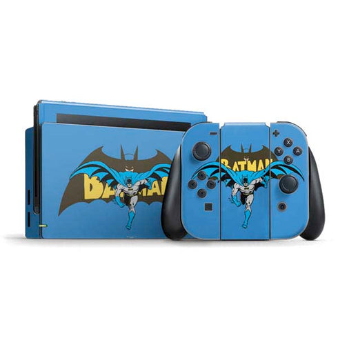 DC Comics Batman Vintage Action Pose Nintendo Skins