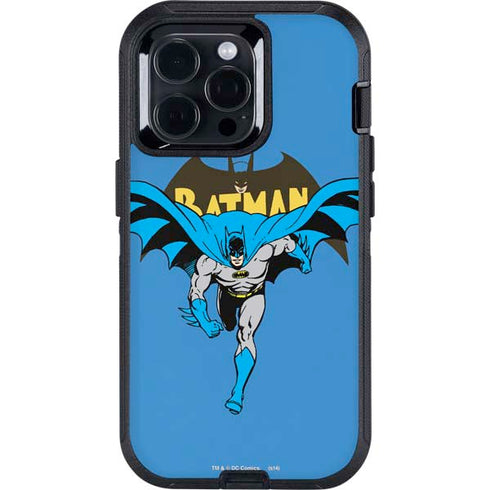 DC Comics Batman Vintage Action Pose Otterbox Defender iPhone Skin